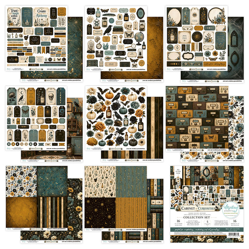 Mintay Papers - Cabinet of Curiosities - 12 x 12 Collection Set