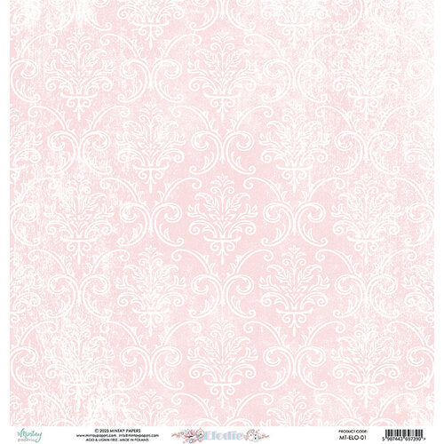 Mintay Papers - Elodie Collection - 12 x 12 Double Sided Paper - 01