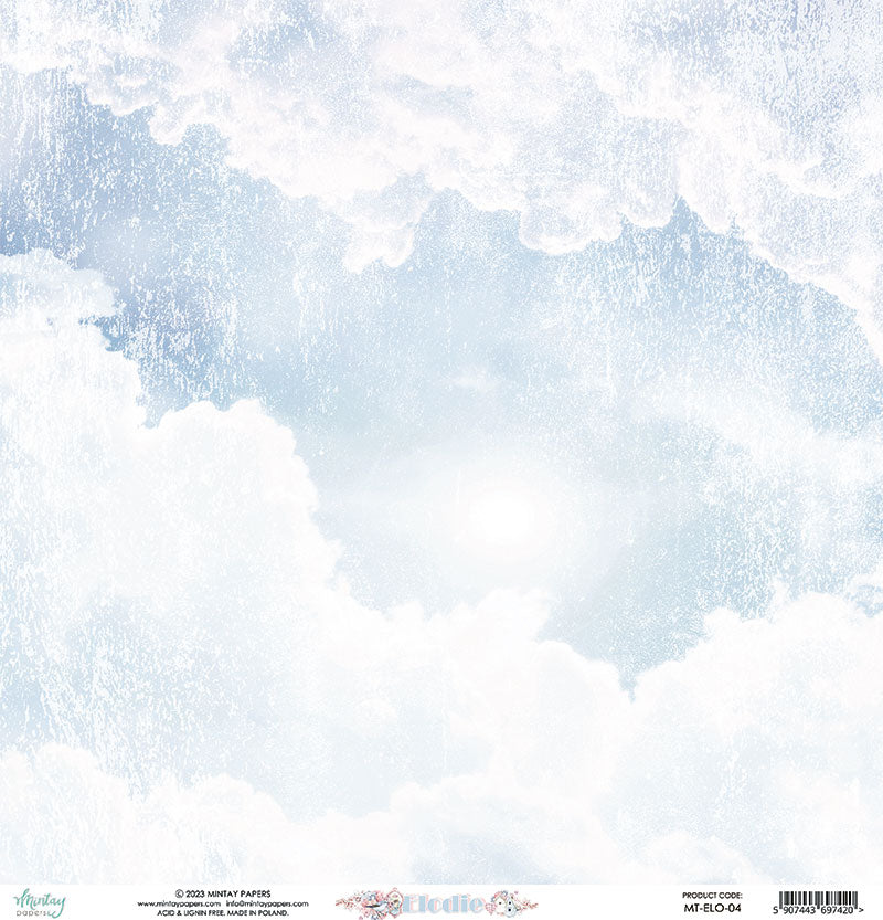 Mintay Papers - Elodie Collection - 12 x 12 Double Sided Paper - 04