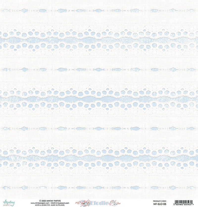 Mintay Papers - Elodie Collection - 12 x 12 Double Sided Paper - 05