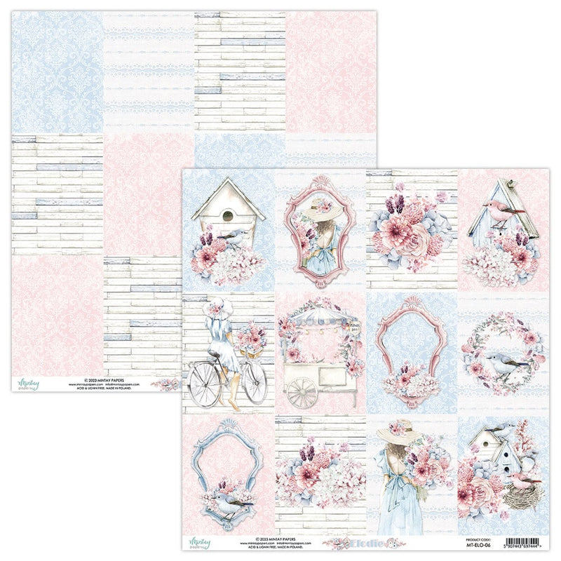 Mintay Papers - Elodie Collection - 12 x 12 Paper Set