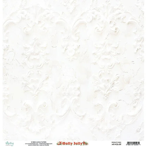 Mintay Papers - Holly Jolly - 12 x 12 Double Sided Paper - Elements