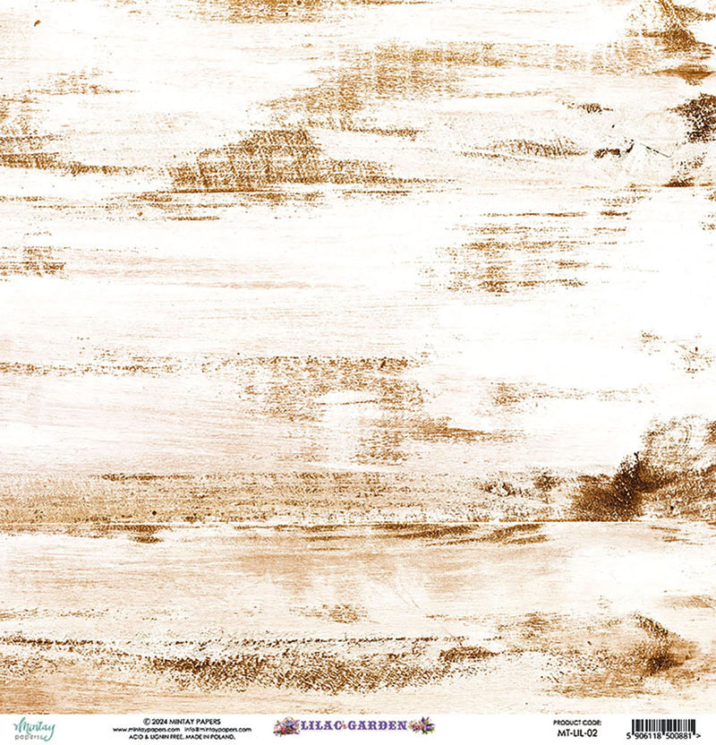 Mintay Papers - Lilac Garden Collection - 12 x 12 Double Sided Paper - 02