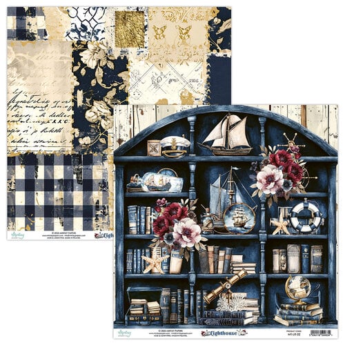 Mintay Papers - Lighthouse Collection - 12 x 12 Double Sided Paper - 02