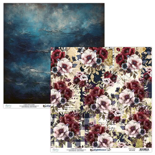 Mintay Papers - Lighthouse Collection - 12 x 12 Double Sided Paper - 05