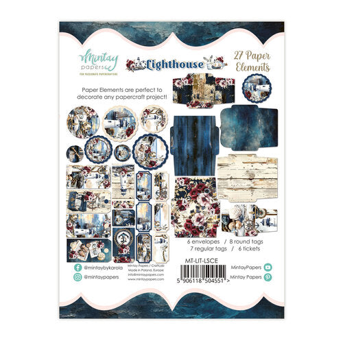 Mintay Papers - Lighthouse Collection - Paper Elements