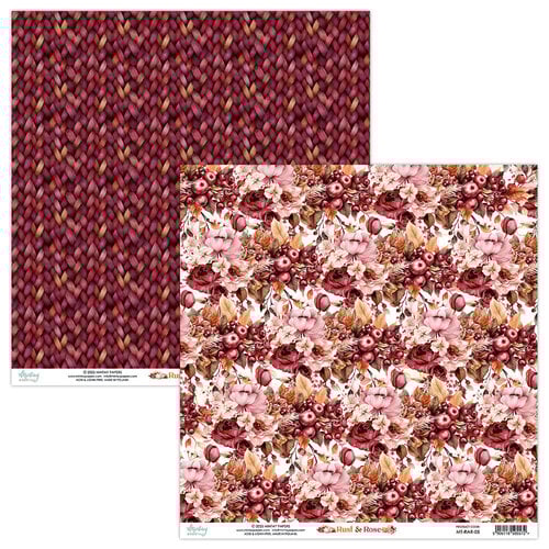Mintay Papers - Rust & Rose Collection - 12 x 12 Double Sided Paper - 05