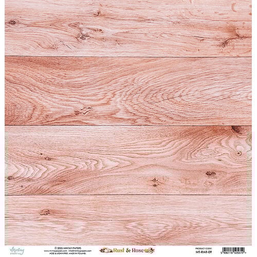 Mintay Papers - Rust & Rose Collection - 12 x 12 Double Sided Paper - Elements