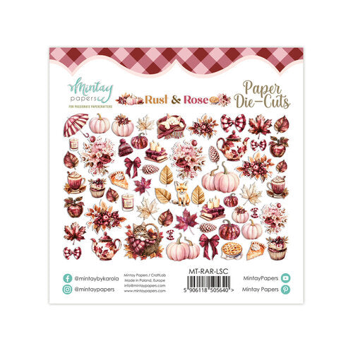Mintay Papers - Rust & Rose Collection - Embellishments - Paper Die-Cuts