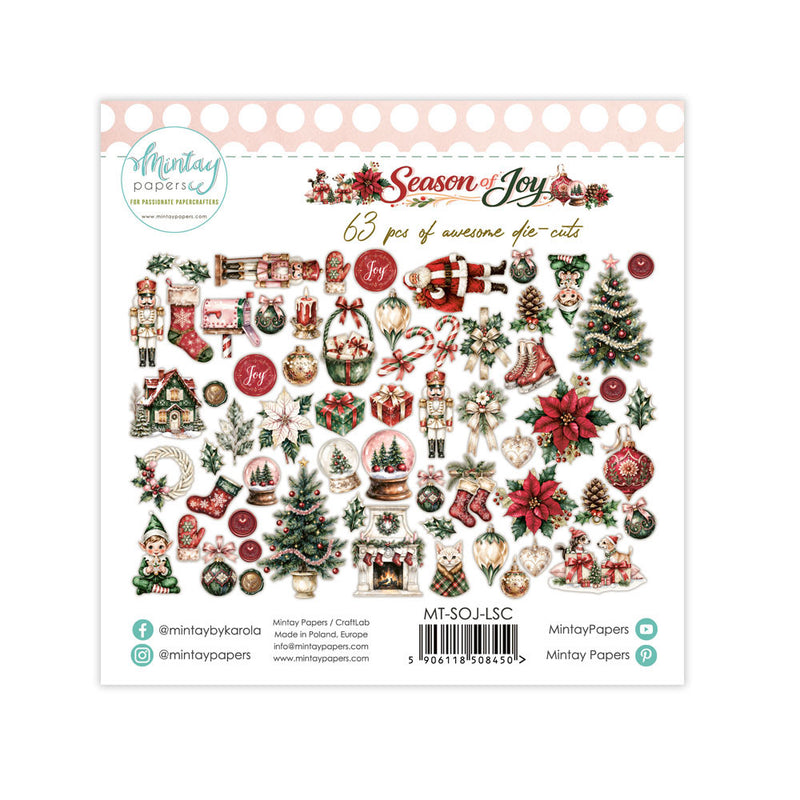 Mintay Papers - Season Of Joy - Embellishments - Paper Die-Cuts