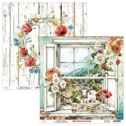 Mintay Papers - Summer Highlands - 12 x 12 Double Sided Paper - 02