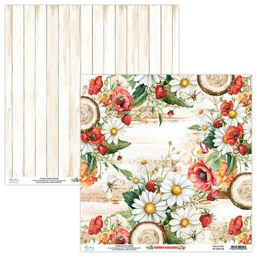 Mintay Papers - Summer Highlands - 12 x 12 Double Sided Paper - 04