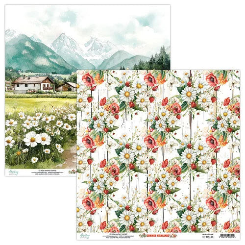 Mintay Papers - Summer Highlands - 12 x 12 Double Sided Paper - 05
