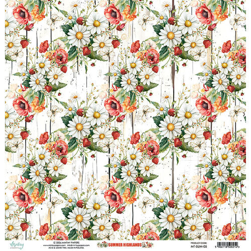 Mintay Papers - Summer Highlands - 12 x 12 Double Sided Paper - 05