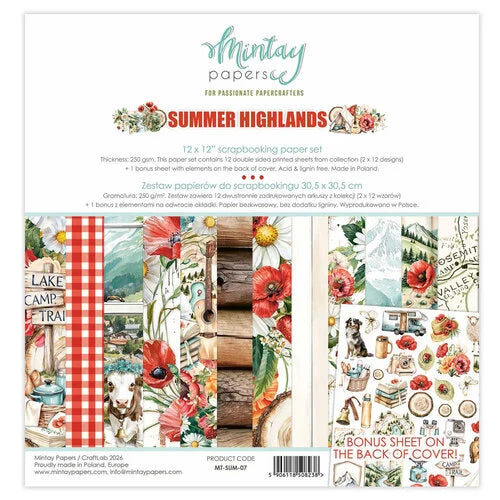 Mintay Papers - Summer Highlands - 12 x 12 Paper Set