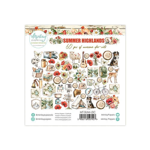 Mintay Papers - Summer Highlands - Embellishments - Paper Die-Cuts