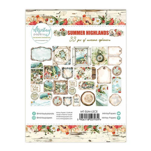 Mintay Papers - Summer Highlands - Ephemera Pack