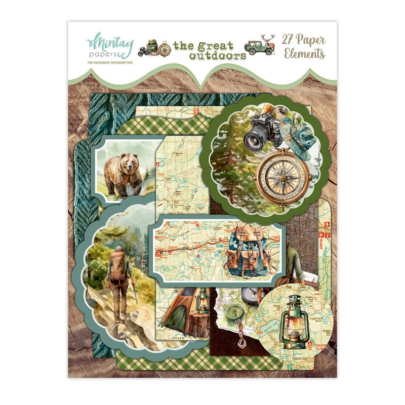 Mintay Papers - The Great Outdoors Collection - Paper Elements
