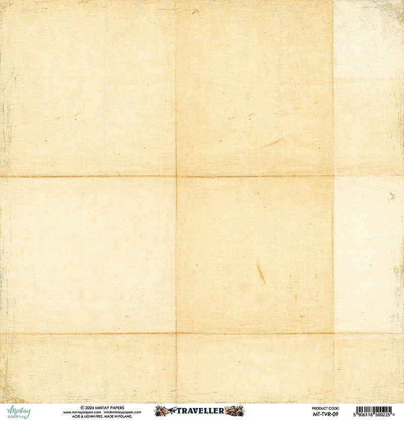 Mintay Papers - Traveller Collection - 12 x 12 Double Sided Paper - Elements