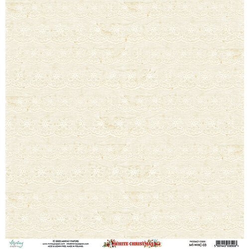 Mintay Papers - White Christmas - 12 x 12 Double Sided Paper - 03