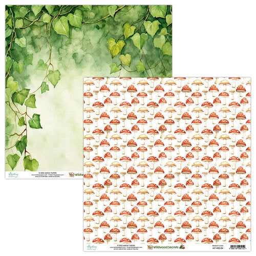 Mintay Papers - Wildwood Secrets Collection - 12 x 12 Double Sided Paper - 04