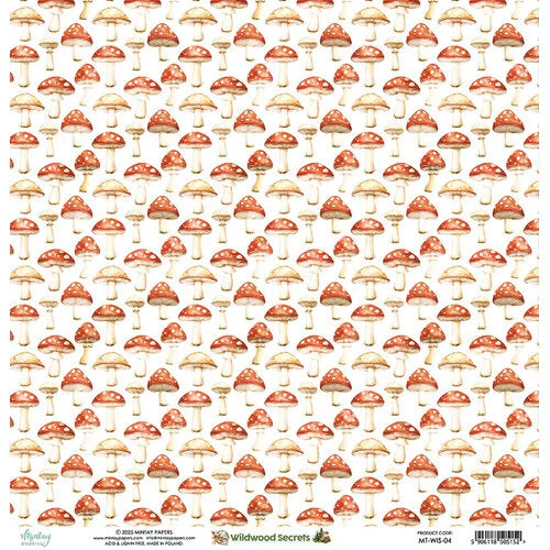 Mintay Papers - Wildwood Secrets Collection - 12 x 12 Double Sided Paper - 04