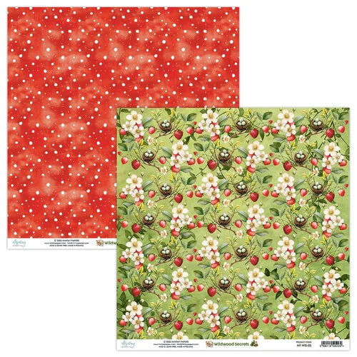Mintay Papers - Wildwood Secrets Collection - 12 x 12 Double Sided Paper - 05
