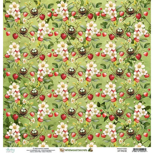 Mintay Papers - Wildwood Secrets Collection - 12 x 12 Double Sided Paper - 05