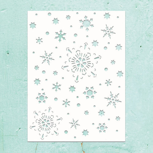 Mintay Papers - Kreativa - 6 x 8 Stencil - Snowflakes