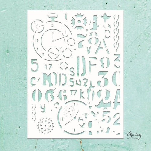 Mintay Papers - Kreativa - 6 x 8 Stencil - Mixed 10