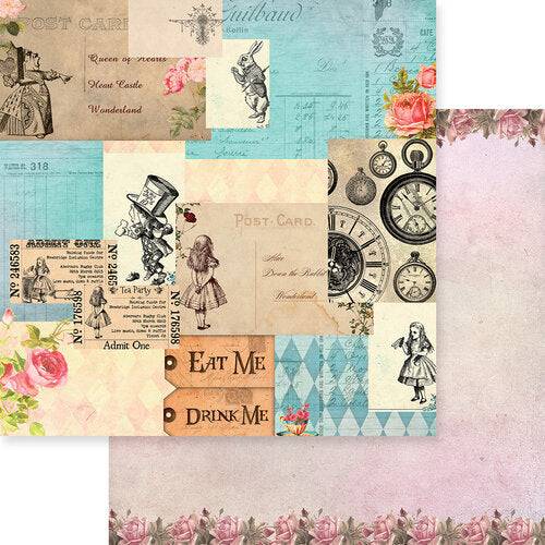 Memory Place - Alice's Tea Party Collection - 12 x 12 Collection Pack