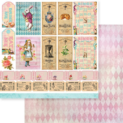 Memory Place - Alice's Tea Party Collection - 12 x 12 Collection Pack