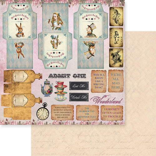 Memory Place - Alice's Tea Party Collection - 12 x 12 Collection Pack