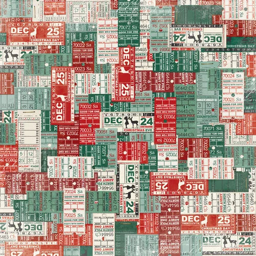 Simple Stories - Simple Vintage 'Tis The Season Collection - 12 x 12 Double Sided Paper - Good Cheer