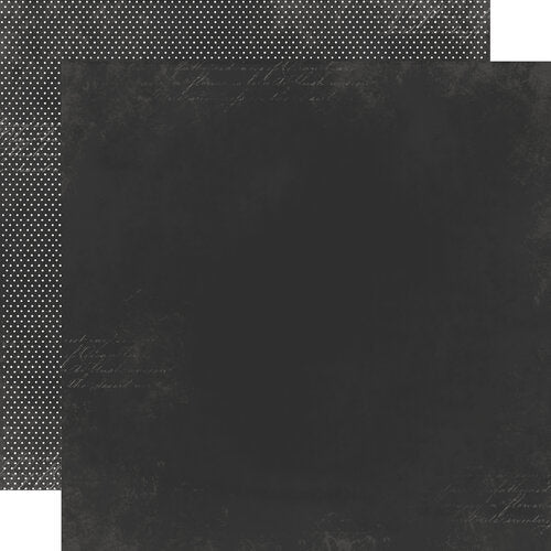 Simple Stories - Simple Vintage 'Tis The Season Collection - 12 x 12 Double Sided Paper - Soot