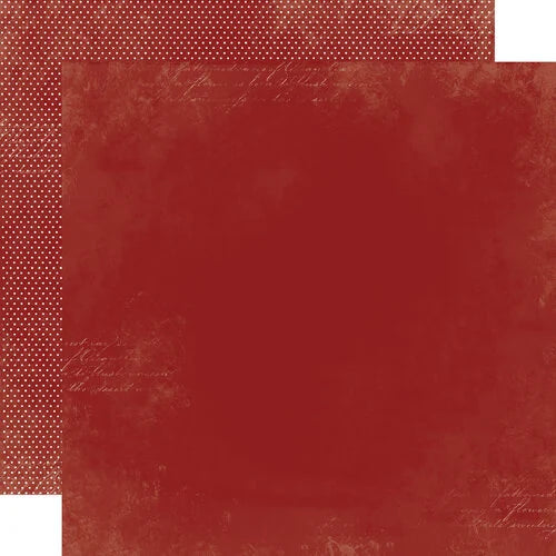 Simple Stories - Simple Vintage 'Tis The Season Collection - 12 x 12 Double Sided Paper - Currant