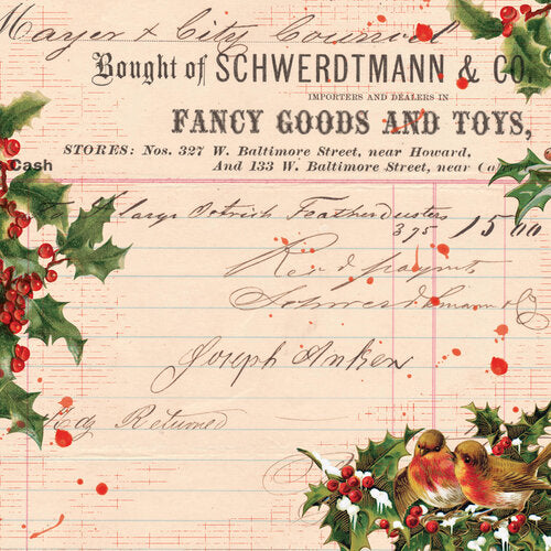 Simple Stories - Simple Vintage Dear Santa Collection - 12 x 12 Double Sided Paper - Joyful