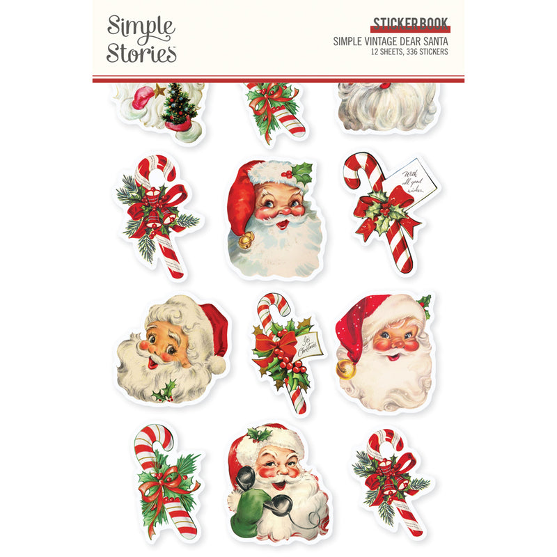 Simple Stories - Simple Vintage Dear Santa Collection - Sticker Book