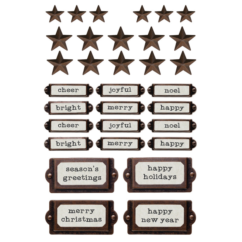 Simple Stories - Simple Vintage Dear Santa Collection - Sticker Book