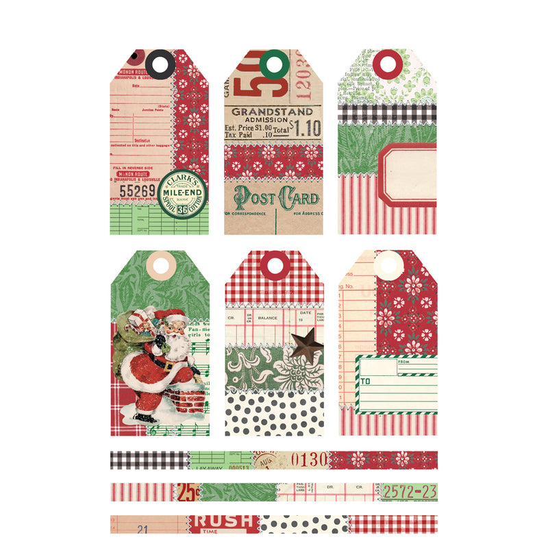 Simple Stories - Simple Vintage Dear Santa Collection - Sticker Book