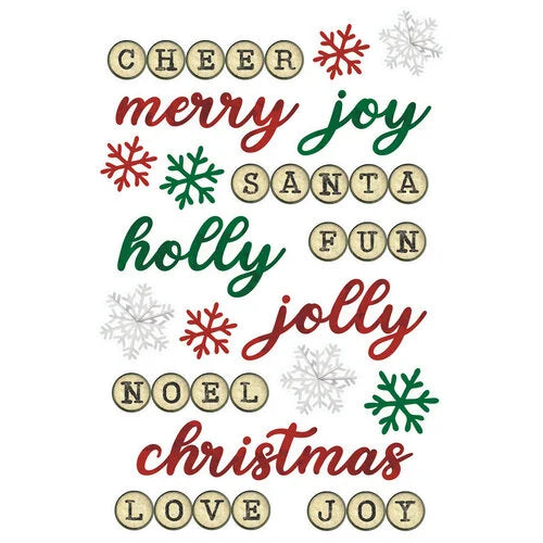 Simple Stories - Simple Vintage Dear Santa Collection - Sticker Book