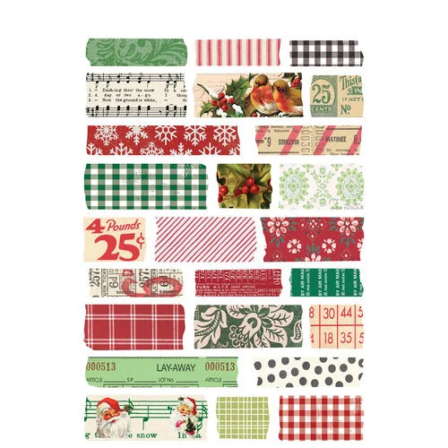 Simple Stories - Simple Vintage Dear Santa Collection - Sticker Book