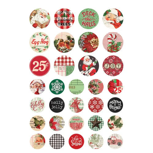 Simple Stories - Simple Vintage Dear Santa Collection - Sticker Book