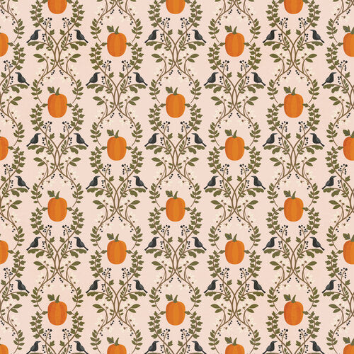 Simple Stories - FaBOOlous Collection - 12 x 12 Double Sided Paper - Hello Pumpkin