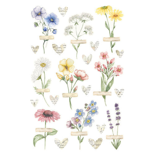 Simple Stories - Simple Vintage Meadow Flowers Collection - Sticker Book