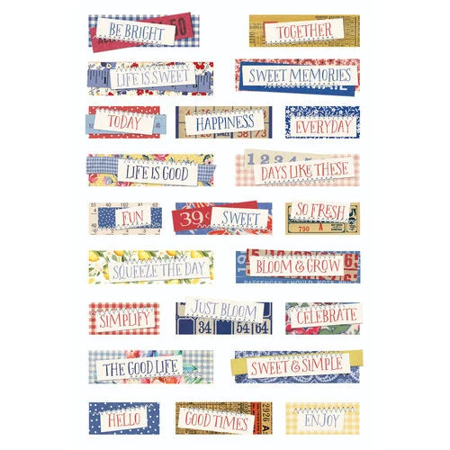 Simple Stories - Simple Vintage Linen Market Collection - Sticker Book ...