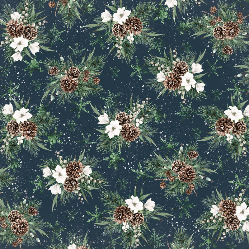 Simple Stories - Simple Vintage Fresh Snow Collection - 12 x 12 Double Sided Paper - Snug and Warm