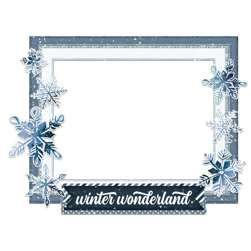 Simple Stories - Simple Vintage Fresh Snow Collection - Chipboard Frames
