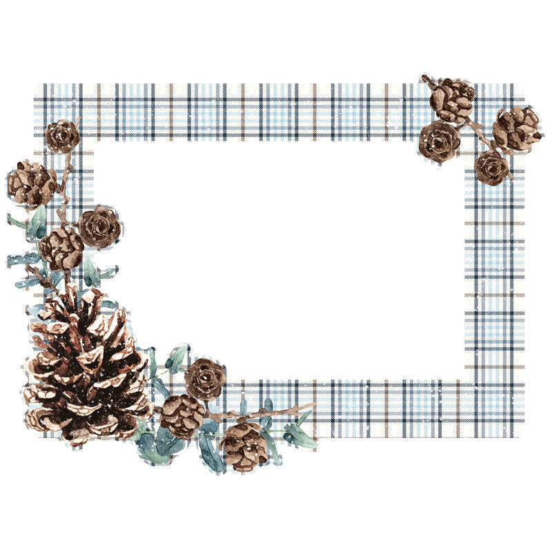 Simple Stories - Simple Vintage Fresh Snow Collection - Chipboard Frames
