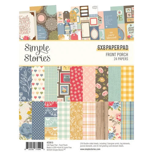 Simple Stories - Front Porch Collection - 6 x 8 Paper Pad
